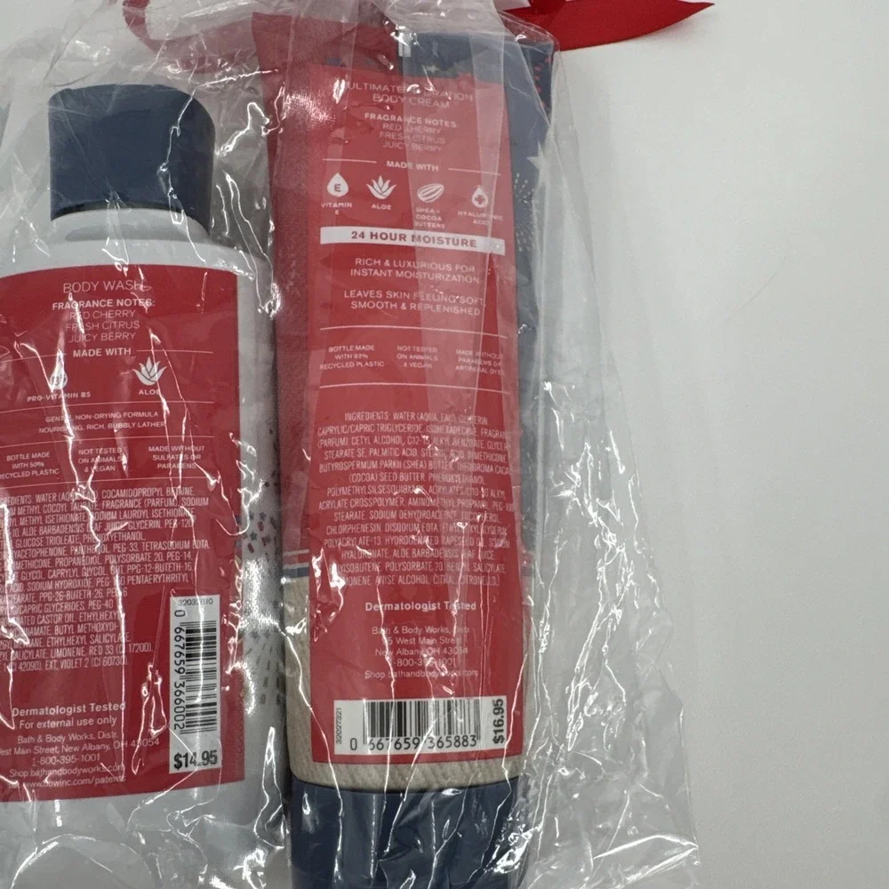 Bath & Body Works FIRECRACKER POP Body Wash & Body Cream Set NEW‎ Gift Set